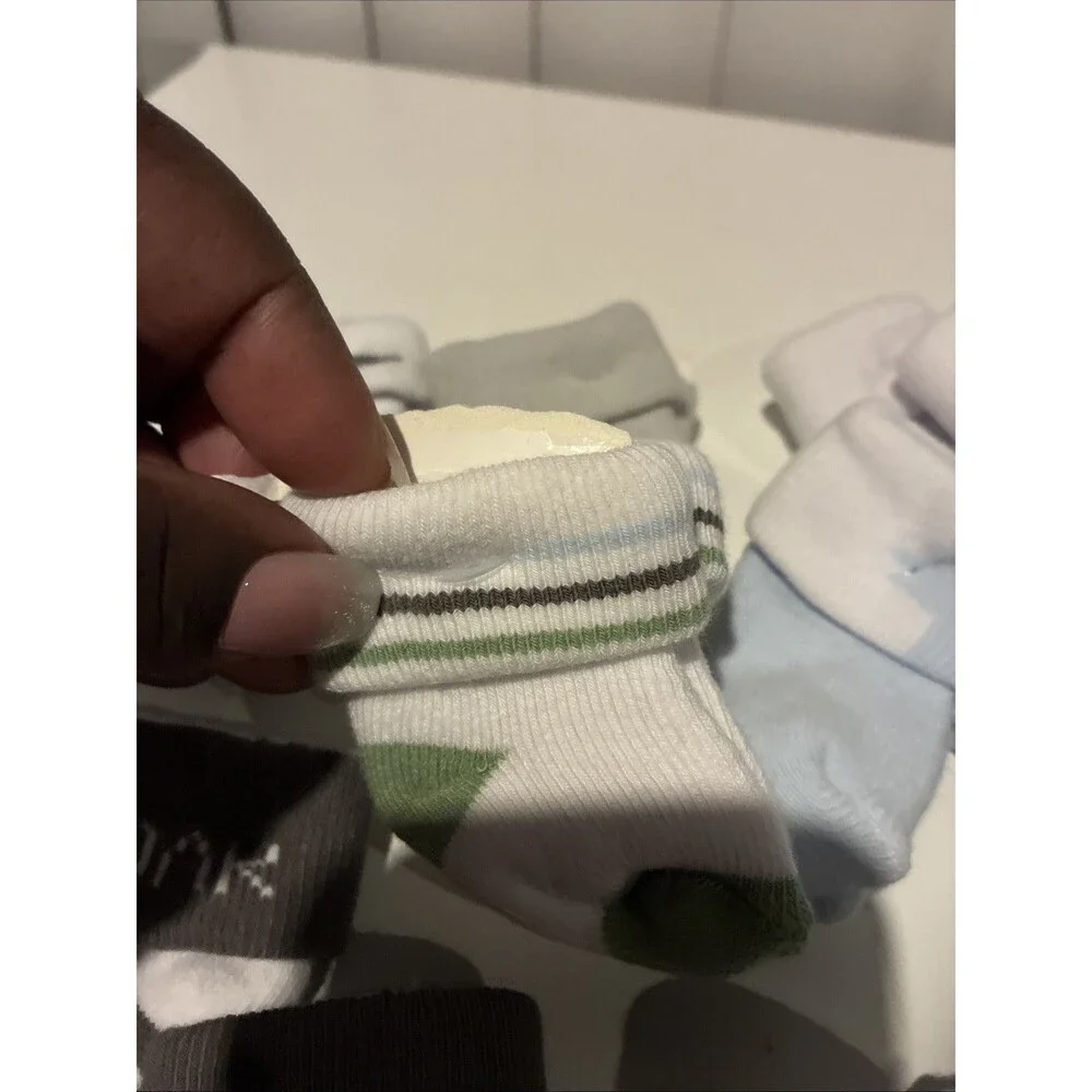 Infant Boy Socks Bundles- 8 Pairs/Gray, Stripes, Dino & ROAR Designs